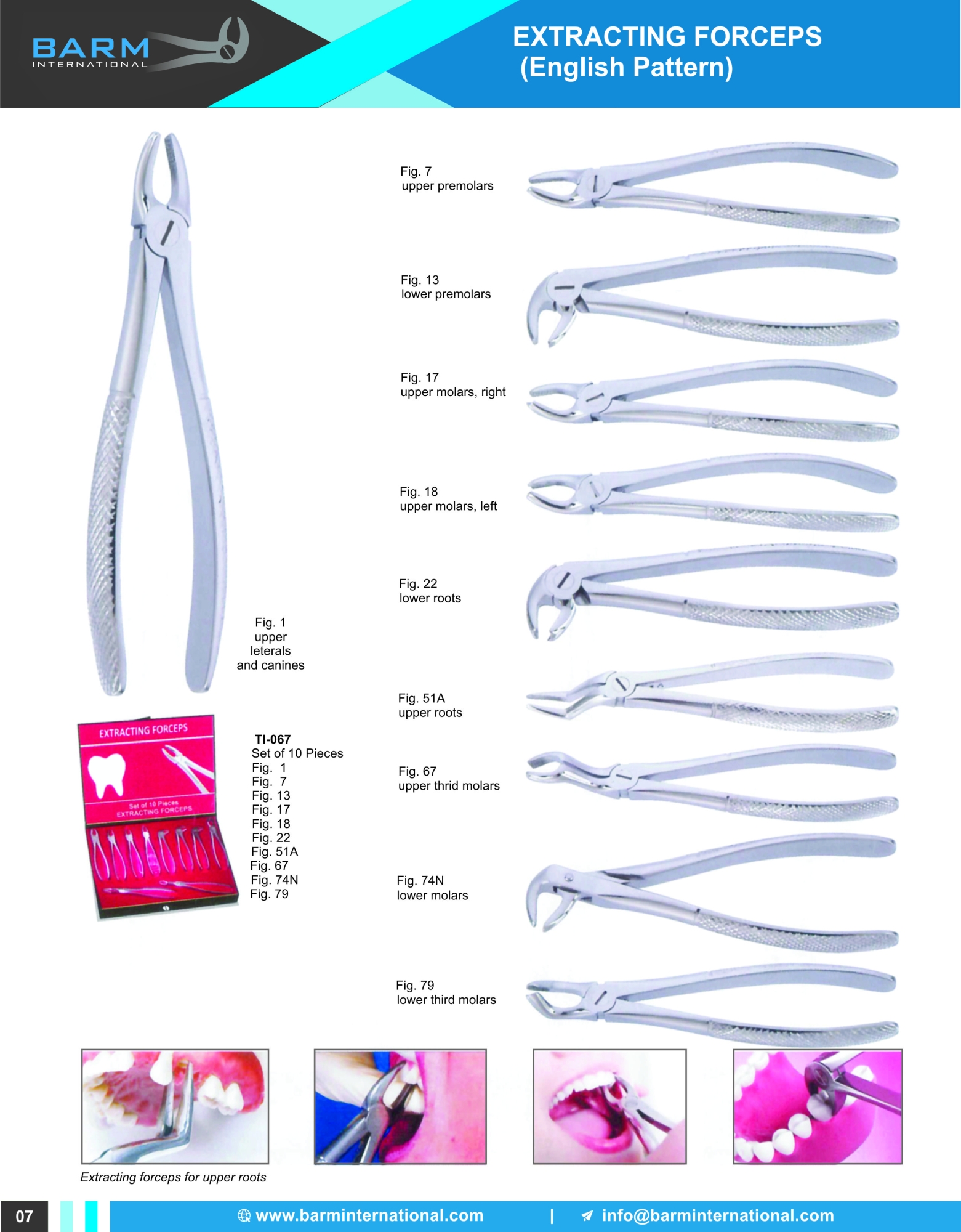 Extracting Forceps (English Pattern)